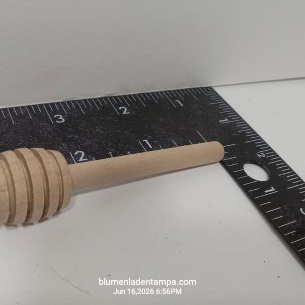 1 Wooden Honey Dipper 3"